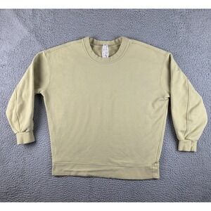 LULULEMON Perfectly Oversized Crew Sweatshirt Womens Size 6 Yellow